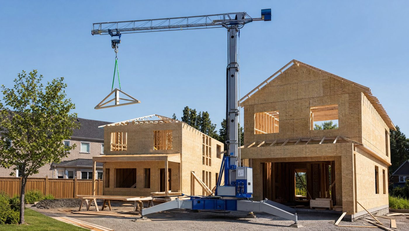CP Crane equipment on an Ontario job site